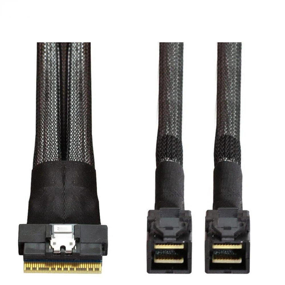 Гибкий кабель для подключения сервера MINI SlimSAS SFF-8654 8i от 4,0 до 4X SAS SFF-8643