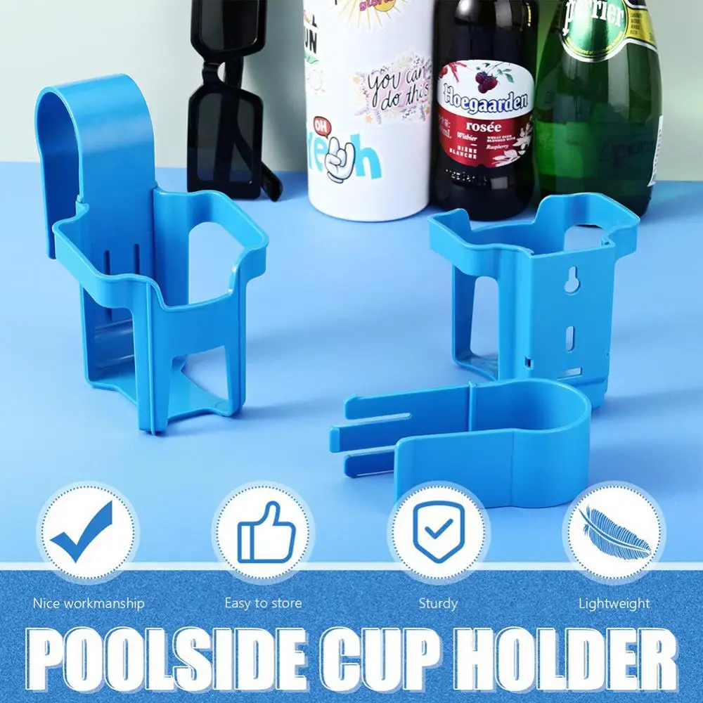 1 ~ 10ШТ Пластиковый подстаканник для бассейна, подстаканник для бассейна, полка для хранения напитков, пива, для плавания