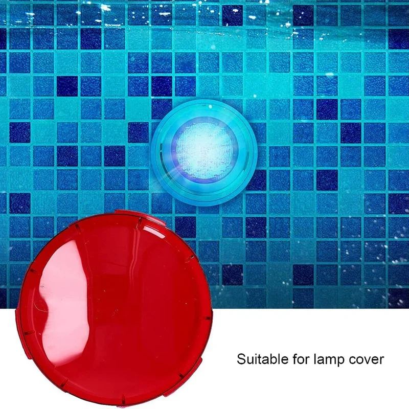7,5-дюймовый подводный светильник для бассейна, крышка объектива, Универсальная замена лампы, защелкивающийся светильник для аквариума, бассейна и спа