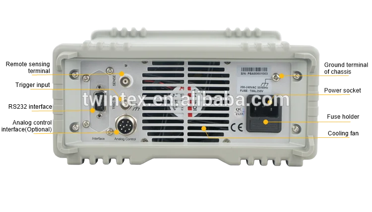 Программируемый источник питания постоянного тока высокой точности 80V 11A PPW-8011