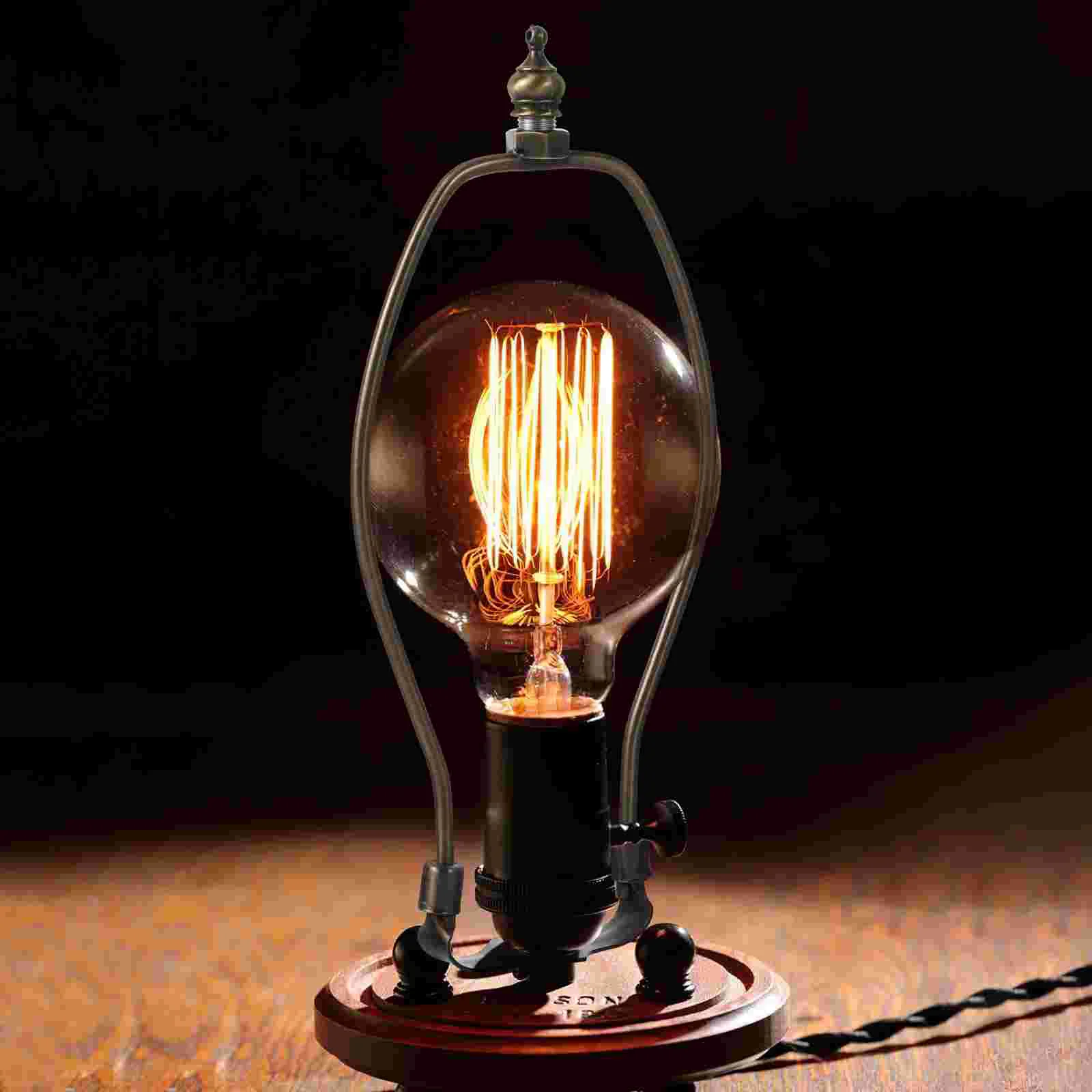 Держатель лампы Для Арфы Кронштейн для Рожковой лампы Рамка для Рожковой Лампы Кронштейн для Рожковой Лампы Железный Кронштейн для лампы (6/7/8 дюйма, бронза)