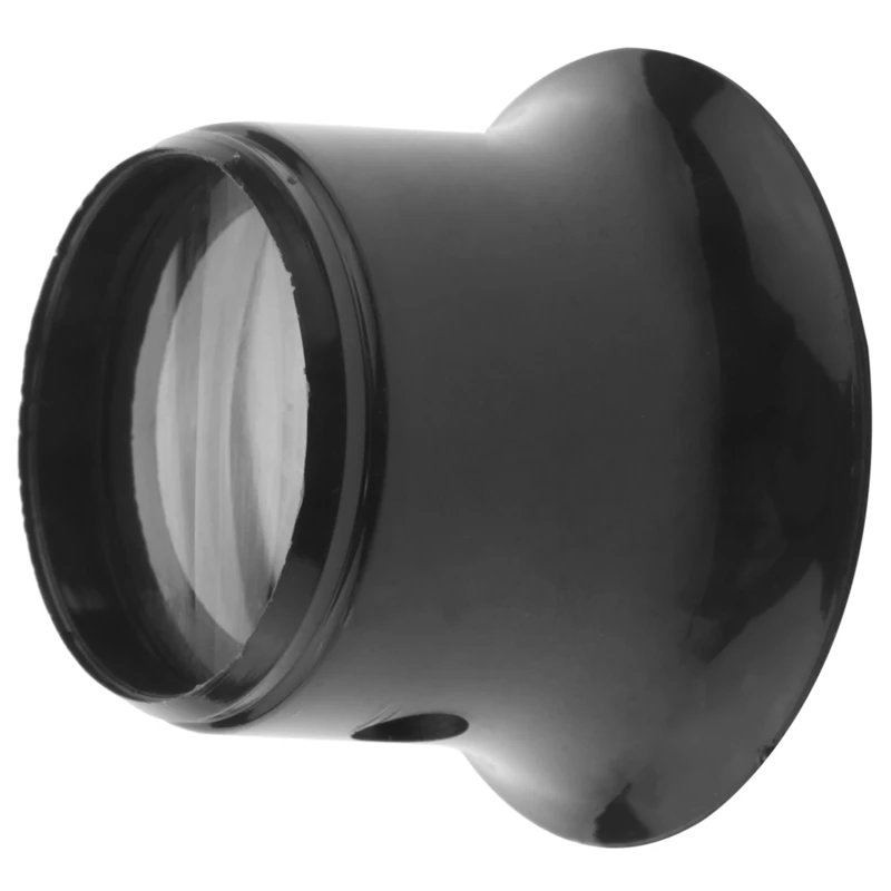 2X Часовая Лупа, 10-Кратное Увеличительное стекло, Ювелирный окуляр, Черный объектив