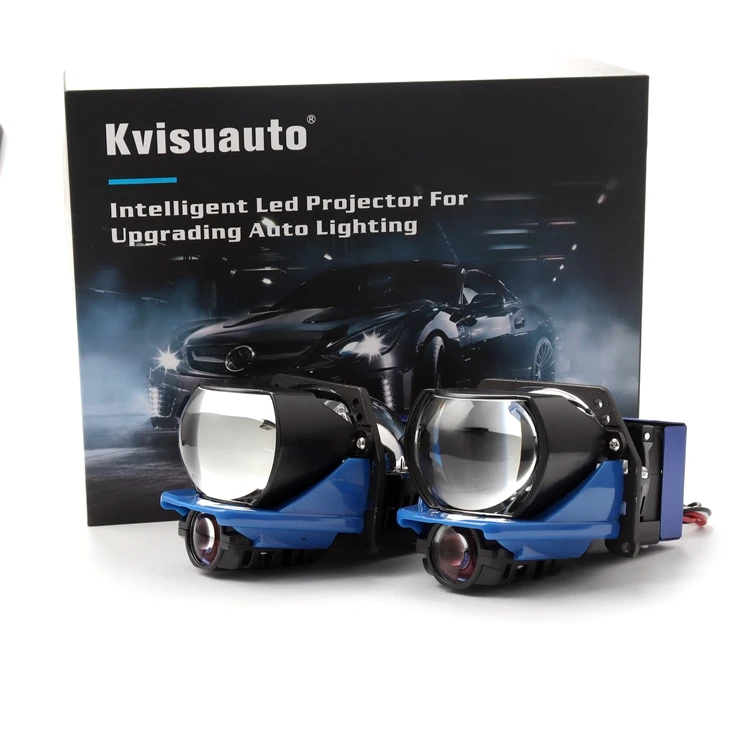 CQL Kvisuauto Автоматическая система освещения, 3-дюймовый двухсветодио дный светодиодный объектив лазерного проектора для BM/W Benz