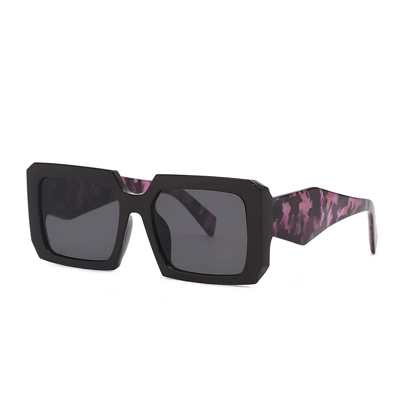Бренд Квадратные солнцезащитные очки Женские Популярные Модные женские солнцезащитные очки с градиентом в большой оправе Модные очки с оттенками в винтажном стиле