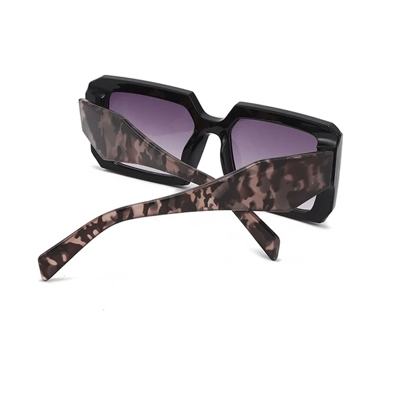 Бренд Квадратные солнцезащитные очки Женские Популярные Модные женские солнцезащитные очки с градиентом в большой оправе Модные очки с оттенками в винтажном стиле