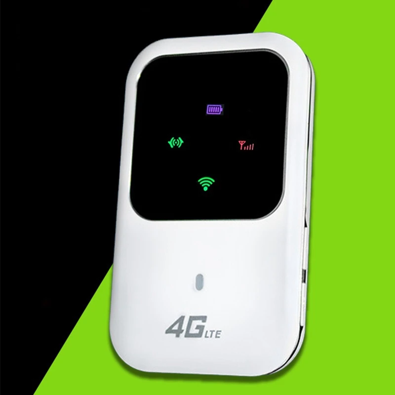 1 комплект Mifi карманный 4G Wifi роутер Автомобильный мобильный Wi-Fi Беспроводная точка доступа Пластик Со слотом для Sim-карты Беспроводной Mifi