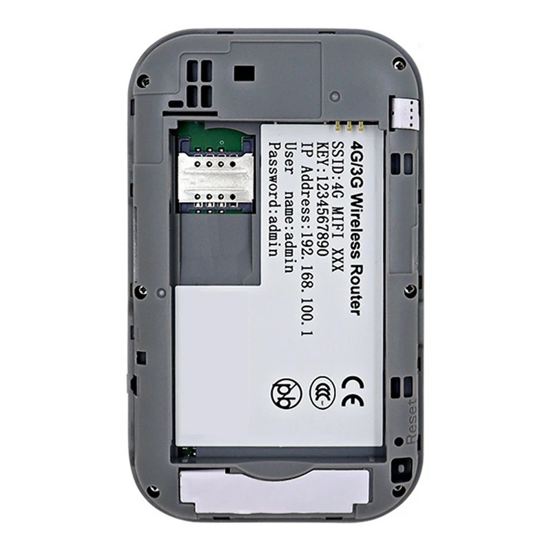 1 комплект Mifi карманный 4G Wifi роутер Автомобильный мобильный Wi-Fi Беспроводная точка доступа Пластик Со слотом для Sim-карты Беспроводной Mifi