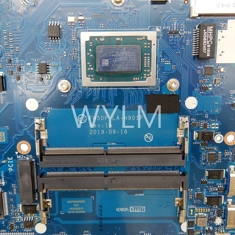 FH50P LA-H901P с процессором R5 3500 RX560X 4G Материнская Плата Для Ноутбука Acer AN515-43 AN515-43G Тест Материнской платы ноутбука