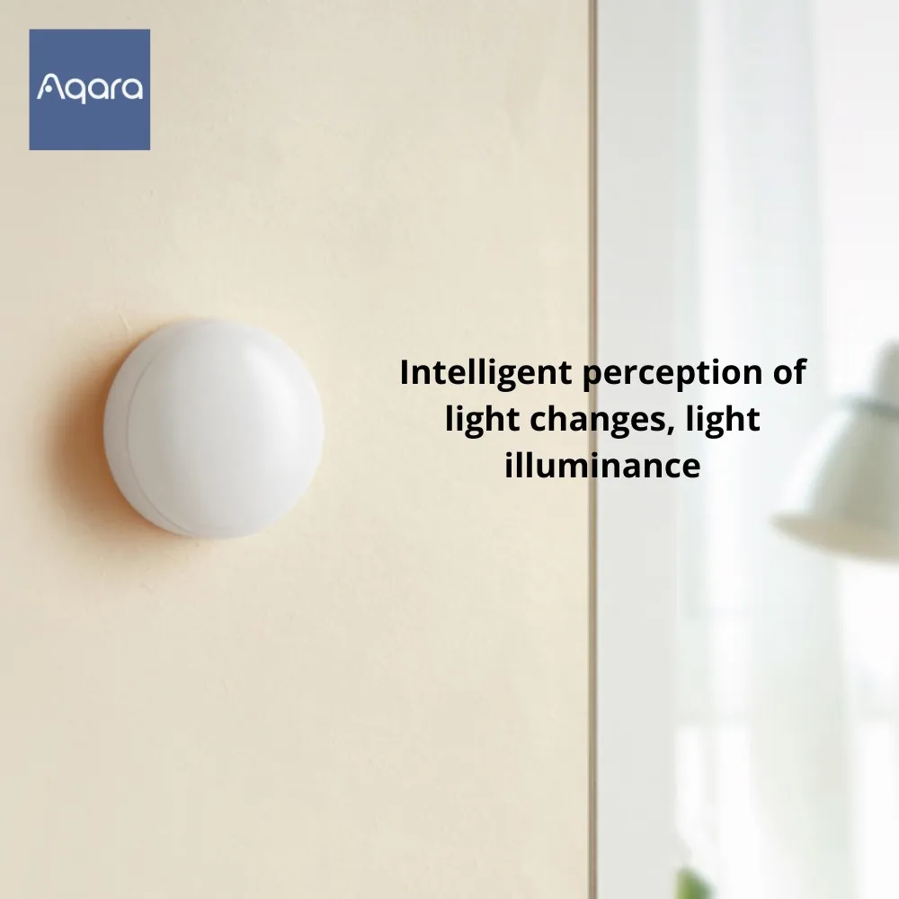 Новый датчик освещенности Aqara Датчик яркости T1 Zigbee 3.0 Автоматический детектор света для умного дома Магнитное управление приложением Работает для Homekit