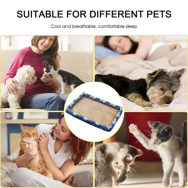 Охлаждающий коврик для собак, высококачественный Моющийся Коврик для льда, летний коврик для кровати, Подушка для собак, Зоотовары, Дышащее одеяло, Летний диван