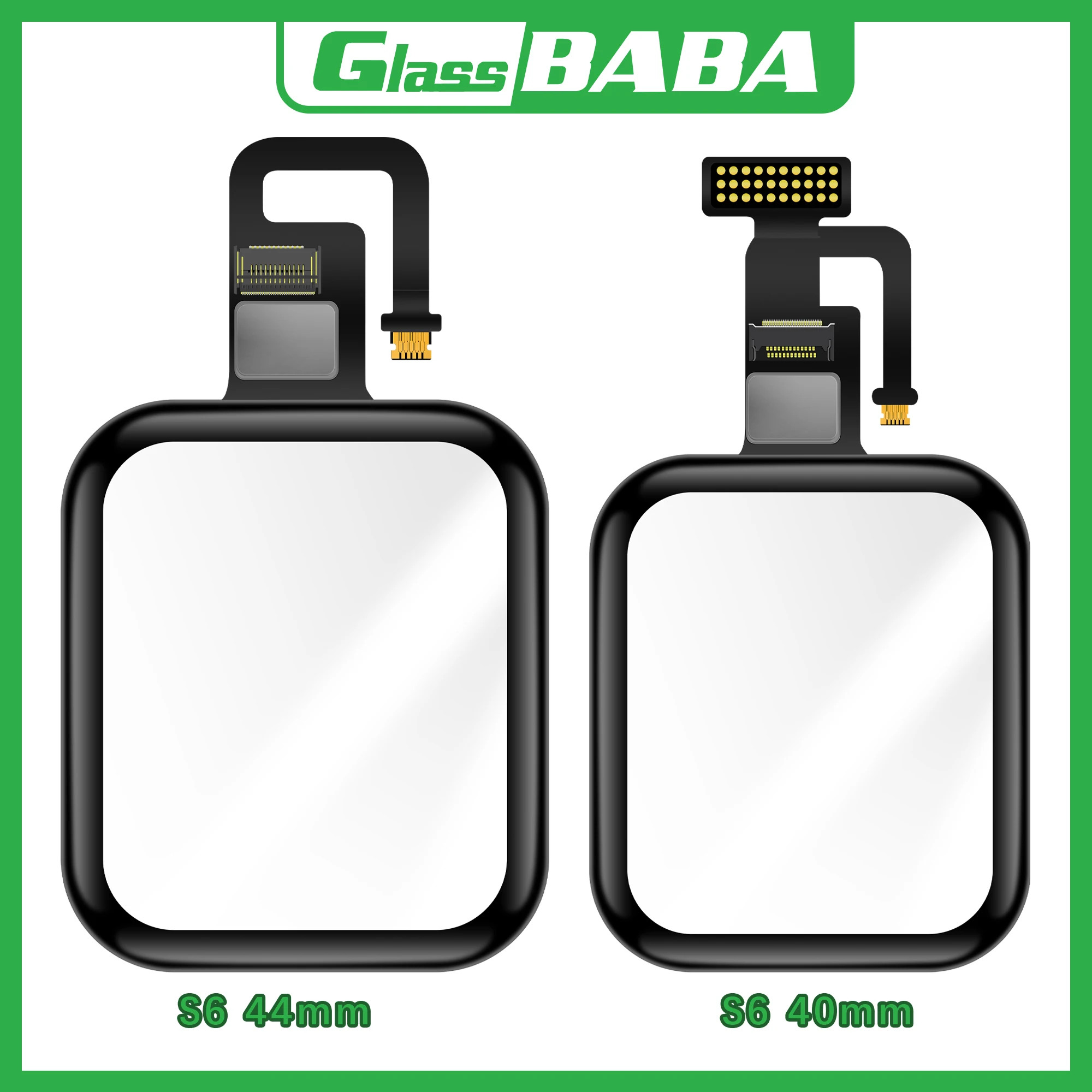 Стекло BABA G + OCA Pro Сенсорный Экран Дигитайзер Стеклянная Линзовая Панель Для Apple Watch series SE 4 5 6 S2 S3 S4 S5 S6 38 мм 42 мм 40 мм 44 мм