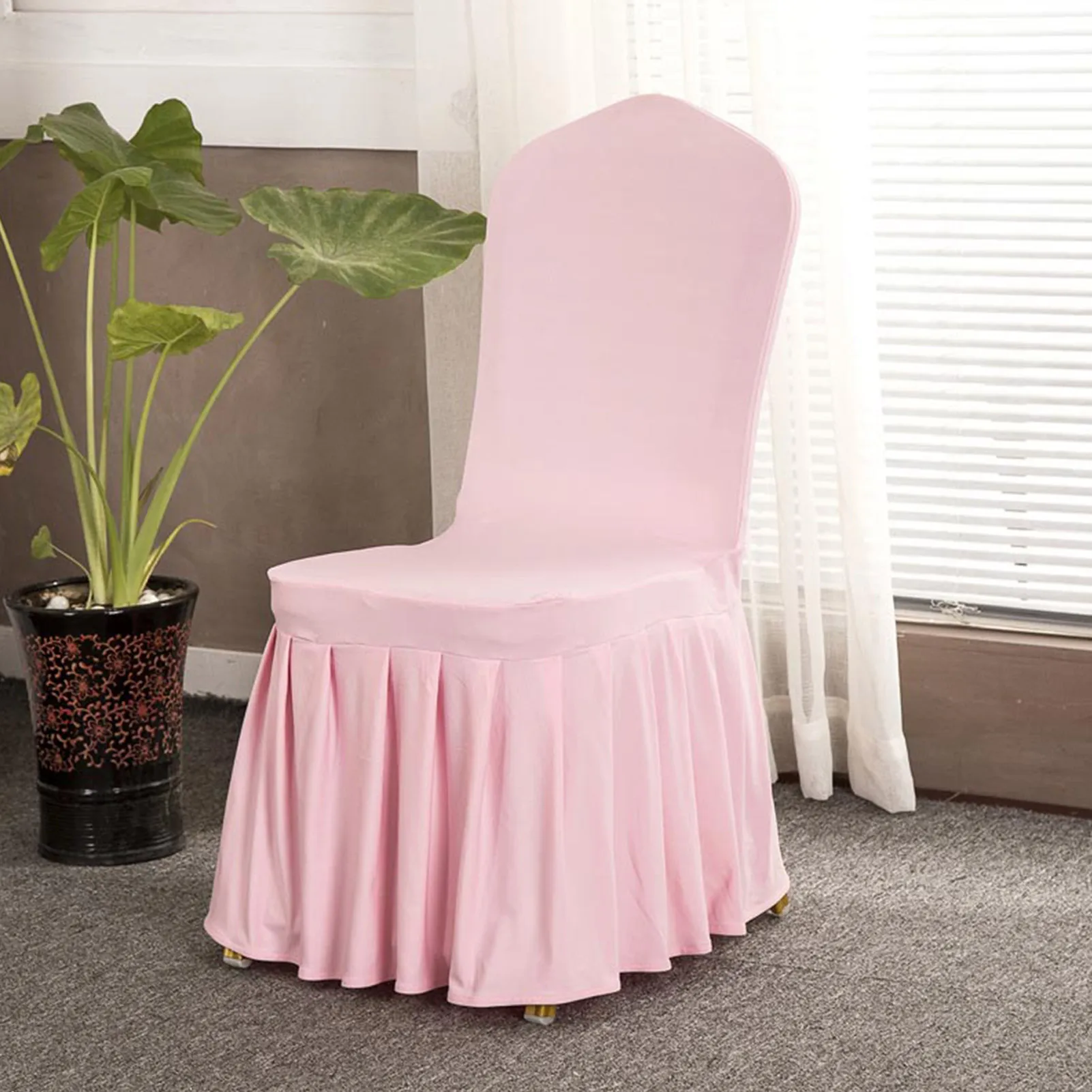 Съемные чехлы для стульев в столовой, защита от пыли, чехлы для длинных стульев для кухни ресторана в столовой