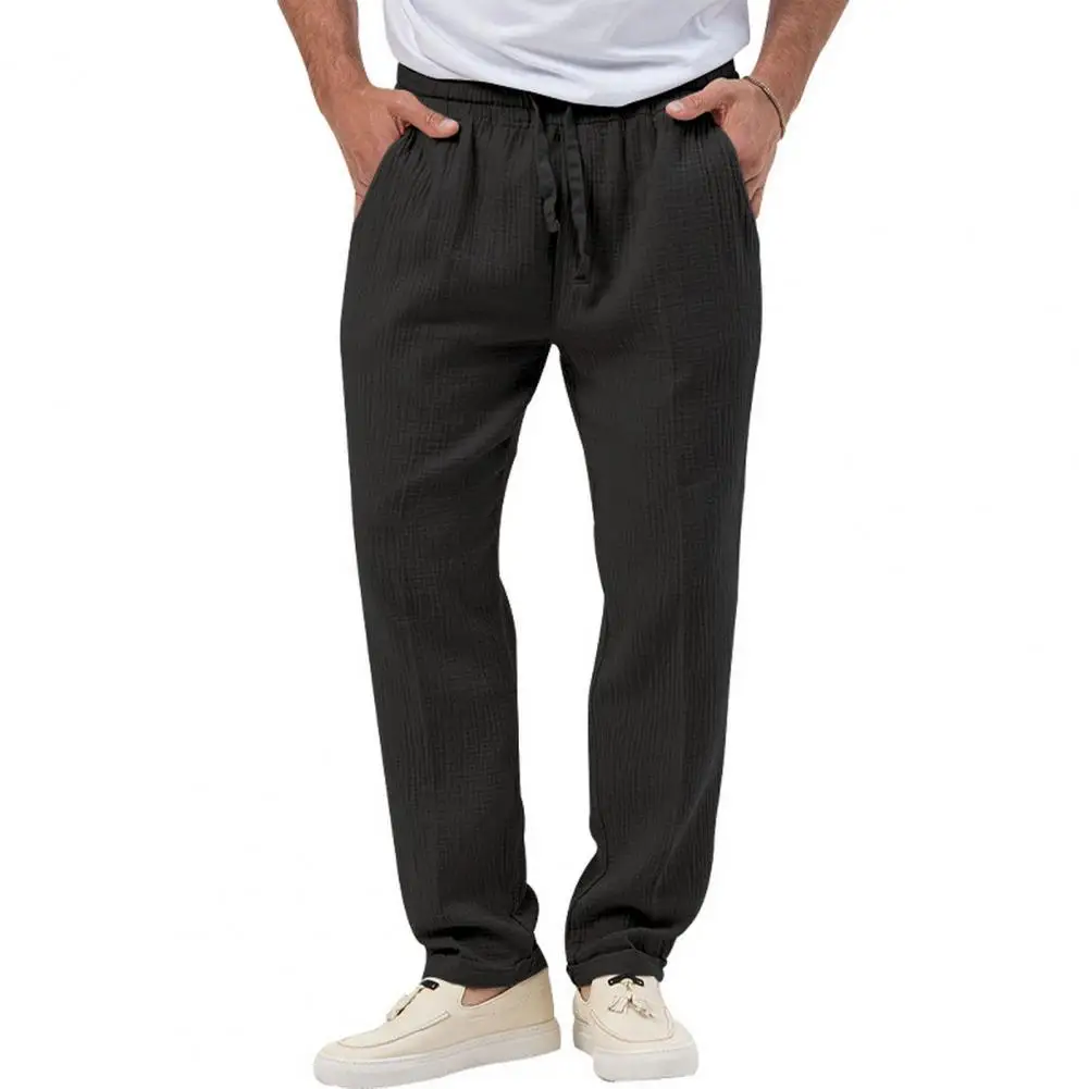 Эргономичный Дизайн Мужских брюк Мужские Осенние Брюки Для бега Трусцой Удобные Однотонные Фитнес-брюки на резинке для повседневной носки