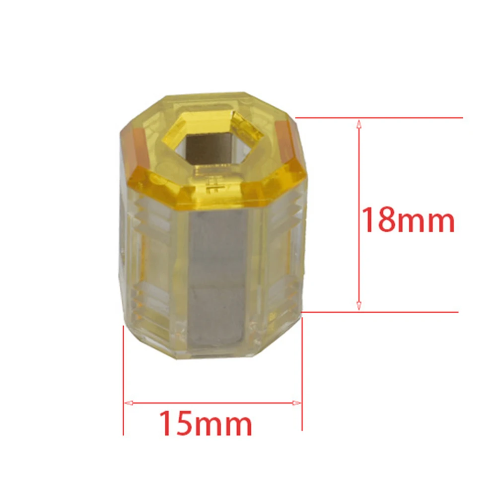 Универсальный держатель отверток с магнитным кольцом для сверла диаметром 6,35 мм, электрические отвертки с сильным намагничиванием