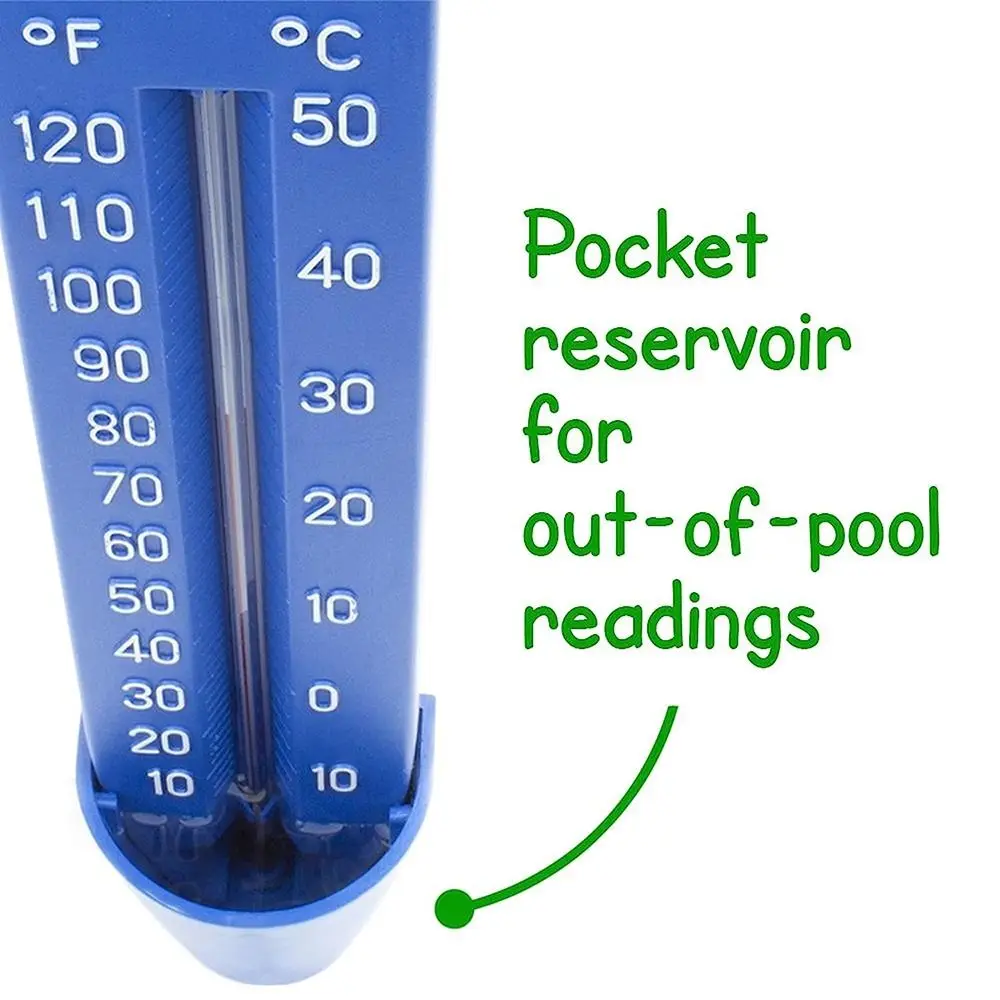 Термометр Для СПА-Ванны, Легко Читаемый Термометр для Бассейна, Температурный Дисплей, Плавающий Термометр для Плавательного Бассейна