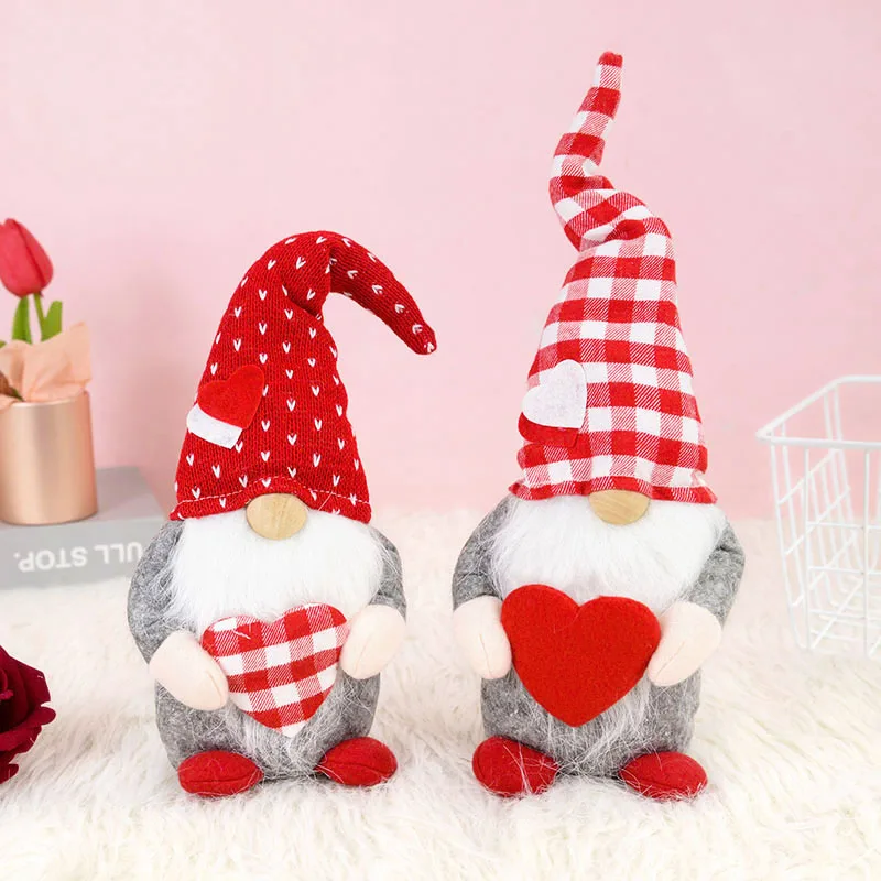 Безликая кукла-гномик в подарок на День Святого Валентина, украшение для свадебной вечеринки, любимые игрушки для друзей и подруг на Новый год