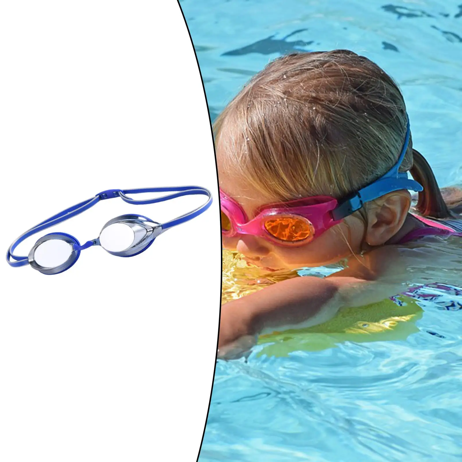 Очки для воды, профессиональные очки для плавания, Водонепроницаемые очки для взрослых, защита от запотевания, Регулируемые очки для воды