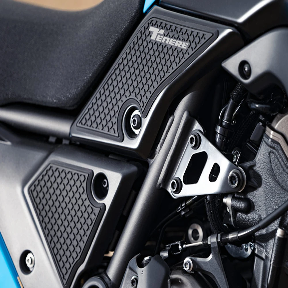 Нескользящие боковые наклейки на топливный бак мотоцикла, водонепроницаемая накладка, резиновая наклейка ДЛЯ YAMAHA Tenere 700 T700 XTZ 700 2019 2020