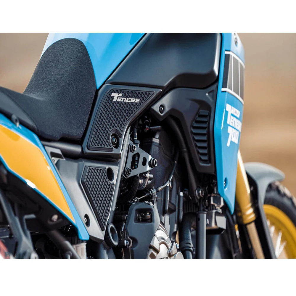 Нескользящие боковые наклейки на топливный бак мотоцикла, водонепроницаемая накладка, резиновая наклейка ДЛЯ YAMAHA Tenere 700 T700 XTZ 700 2019 2020