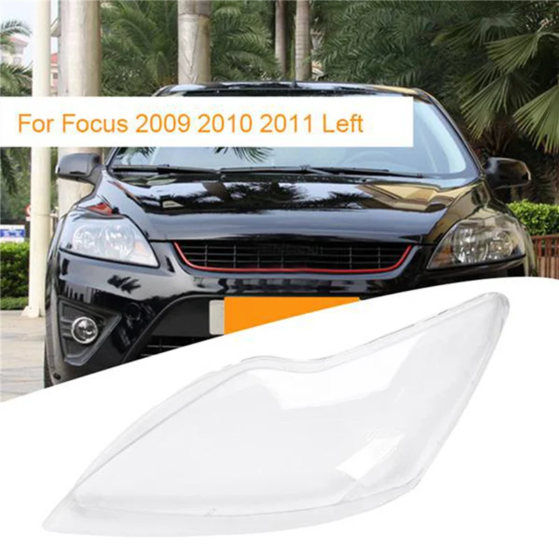 Для Ford Focus 2009-2011 Крышка передней левой фары прозрачная линза