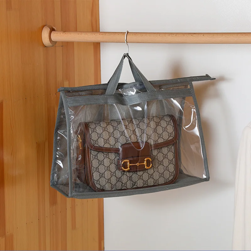 Сумка-пылесборник влагостойкая кожаная сумка для хранения прозрачная защитная сумка домашний шкаф подвесная сумка для хранения
