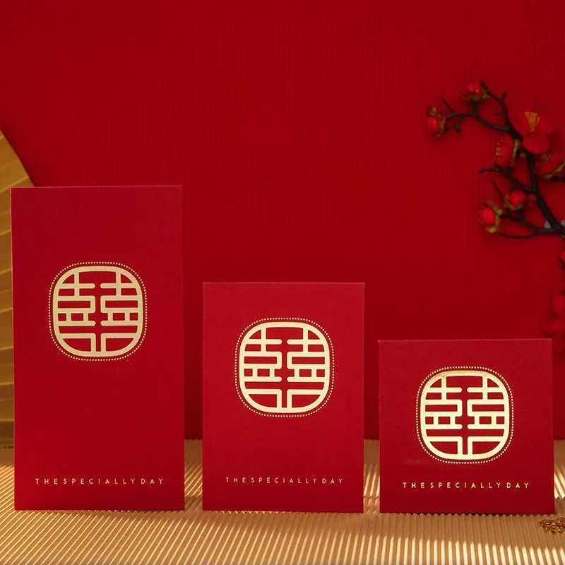 30 шт./компл. Свадебный Красный Конверт с Карманными Деньгами для Гостей Lucky Hongbao Blessing Bag Свадебные Украшения
