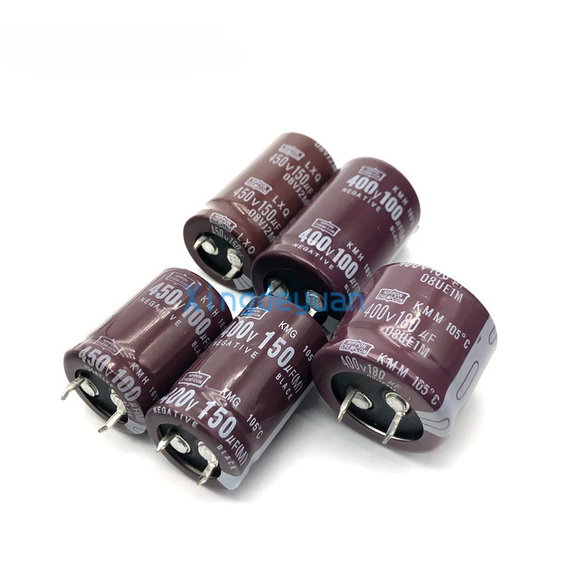 1шт Алюминиевый электролитический конденсатор 450 В 150 МКФ черный алмазный конденсатор размер 22x30/35/40 25x25/30 30x25 ММ конденсатор