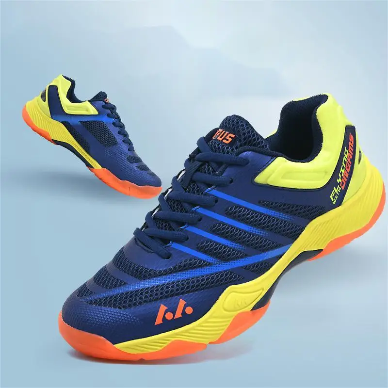 Дышащая обувь для бадминтона нового стиля, нескользящие износостойкие кроссовки для бадминтона, теннисные кроссовки для тренировок на открытом воздухе с низким верхом