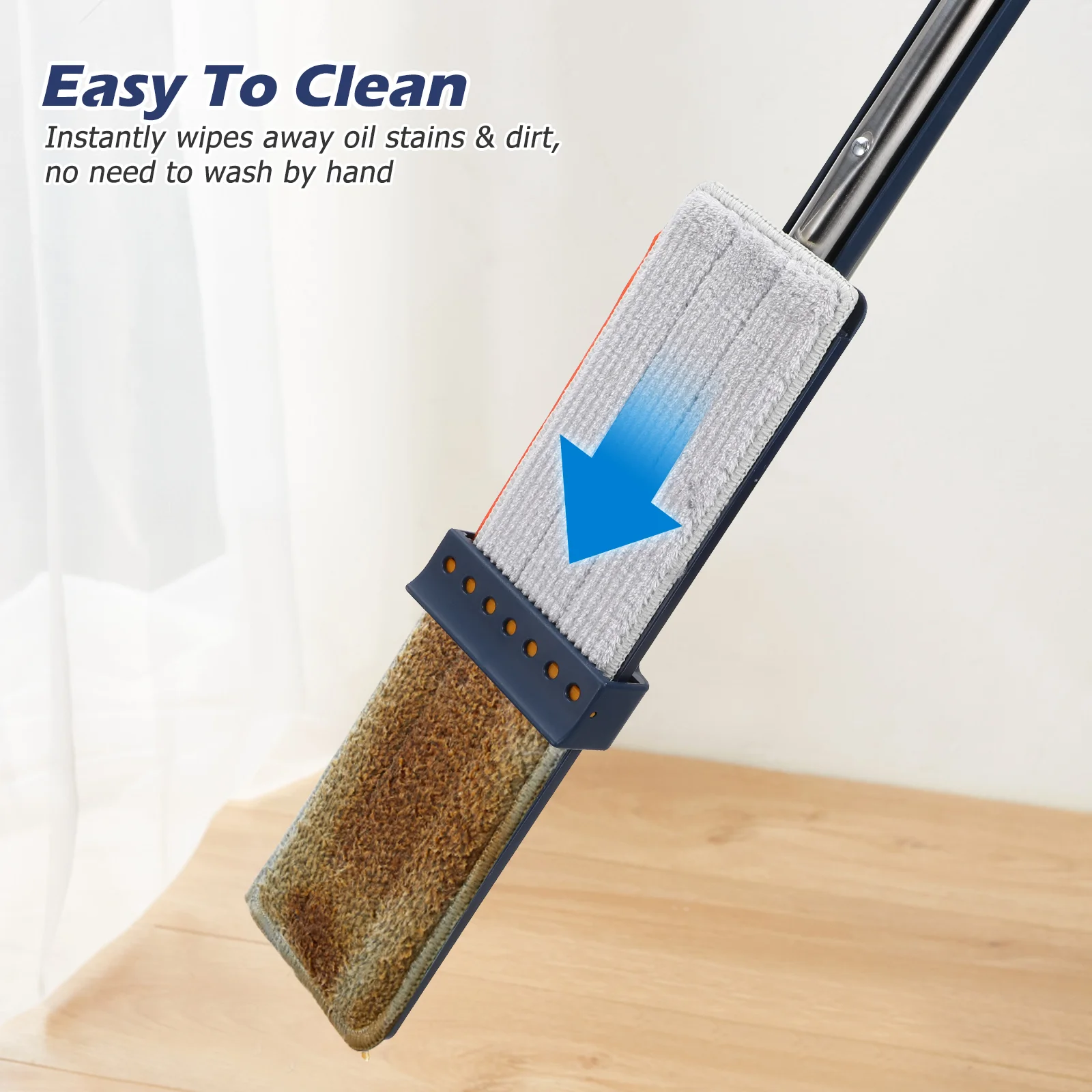 Большой Планшет для плоского дома в стиле швабры mop Многофункциональный инструмент для уборки без мытья из ПВХ