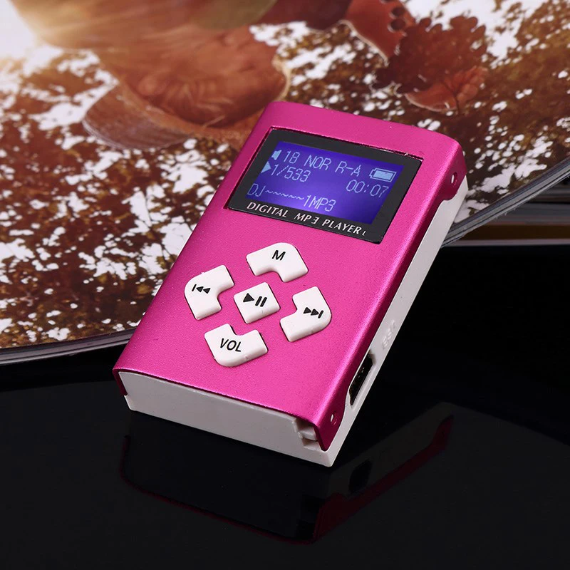 1 ~ 5ШТ MP3 Музыкальный Плеер Walkman С ЖК-экраном Мини Переносная Поддержка TF Карты 3,5 мм Стереоразъем Несколько Цветов Высокое Качество