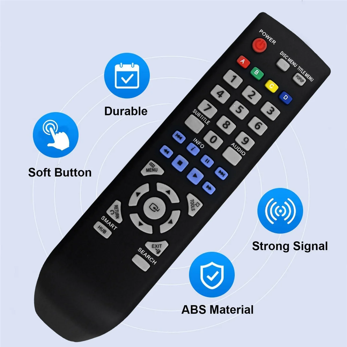 AK59-00113A Замена пульта дистанционного управления для Samsung Blu-Ray DVD-плеера BD-D5300 BD-D5250C BD-D5300C BD-D5300/EN BD-D5300/PE