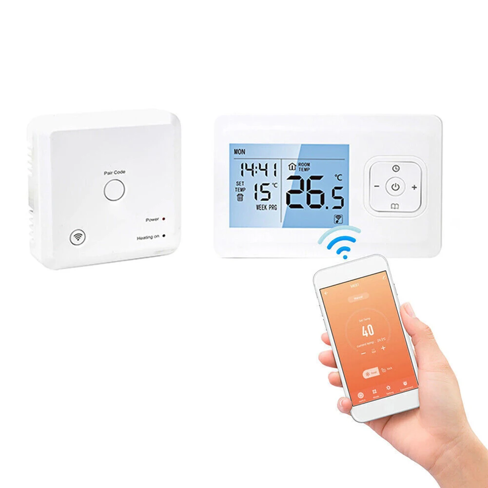 Совершенно Новый Термостат Радиатора Беспроводной Wifi Телефон App Control Программируемый Для Tuya Smart WIFI Smart Thermostat