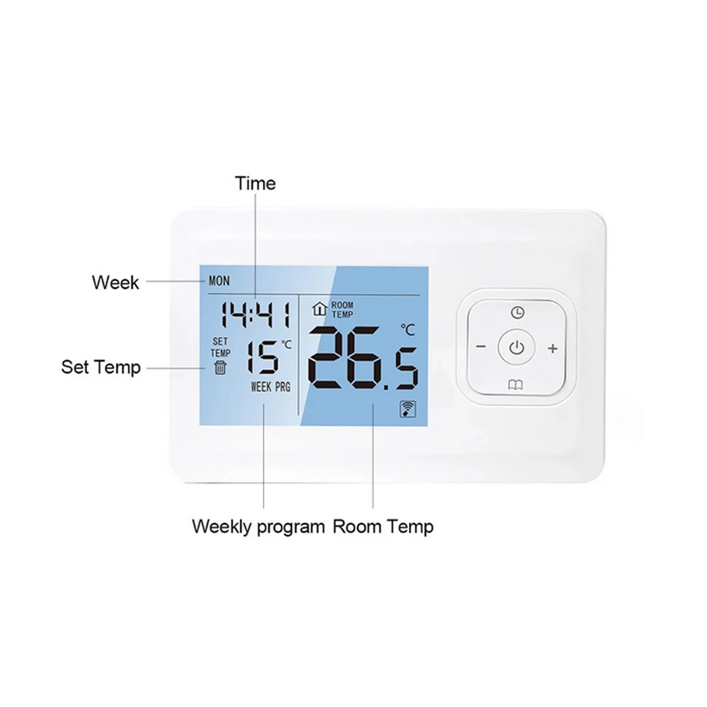 Совершенно Новый Термостат Радиатора Беспроводной Wifi Телефон App Control Программируемый Для Tuya Smart WIFI Smart Thermostat