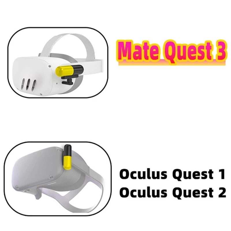 Аккумулятор емкостью 3300 мАч для устройств Meta Quest 3 Улучшает игровой опыт
