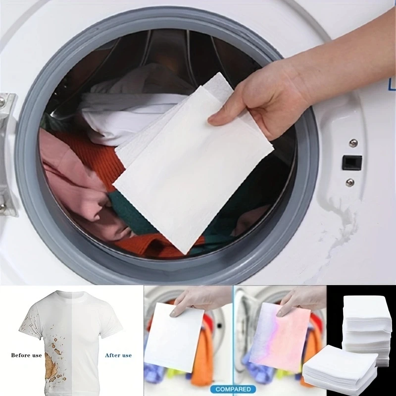 20шт, стойкий к окрашиванию, впитывающий цвет лист для использования в стиральной машине, ткань для окрашивания, ткань для захвата белья
