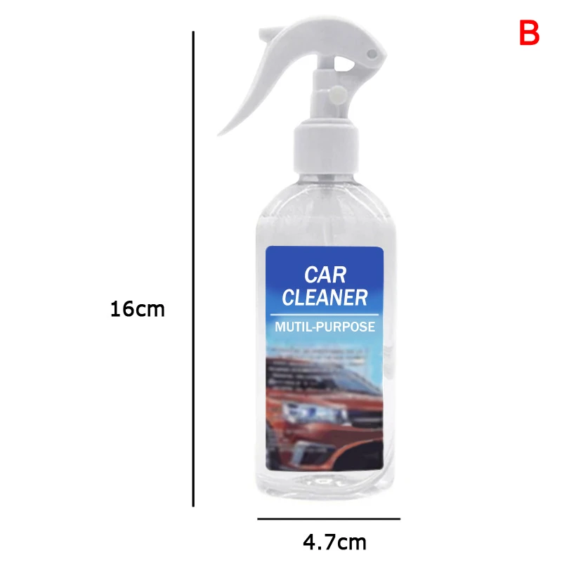 Средство для чистки салона автомобиля, 100 мл, универсальное чистящее средство, спрей-пузырь, средство для чистки приборной панели автомобиля
