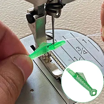 1 шт. Игла для швейной машины среднего рыбьего типа Простая смена нитевдевателя Инструмент для прошивки швов Швейные принадлежности
