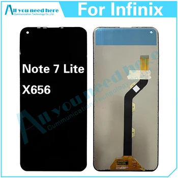 100% Тест Для Infinix Note 7 Lite X656 ЖК-Дисплей С Сенсорным Экраном, Дигитайзер В Сборе, Замена Запасных Частей