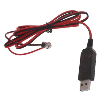 100 см USB кабель шнур Зарядный провод для 14500 16340 26650 батареек