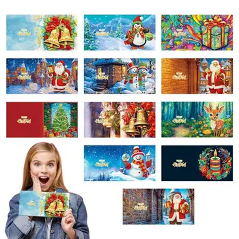 12 Комплектов рождественских открыток 