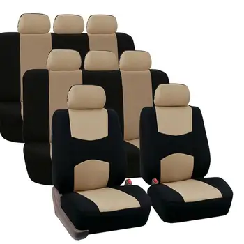 14 шт., защитные чехлы для автомобильных сидений, 8 передних и задних сидений, полный комплект, Удобная подушка для сидения для фургонов, аксессуары для интерьера автомобиля