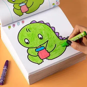 160 Страниц Детские раскраски для мальчиков и девочек, автомобили, животные, Овощи, книга для рисования для детей, канцелярские принадлежности для раннего обучения, подарки
