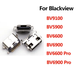 2-10 шт. Тип C USB Зарядное Устройство Док-станция для Зарядки Порты и Разъемы Разъем Для Blackview BV9100 BV5900 BV6600 BV6900/BV6900 Pro/BV6600 Pro