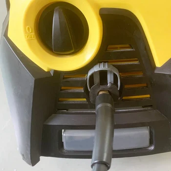 2 комплекта Желто-серого цвета для Мойки высокого давления Karcher K2 K3 K7 Спусковой Крючок и Замена шланга C Зажимом для Подключения шланга к Машине
