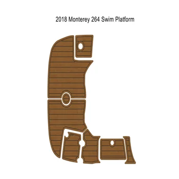 2018 Monterey 264, Подножка для плавательной платформы, Лодка, Пенопласт EVA, Коврик для пола из искусственного Тика