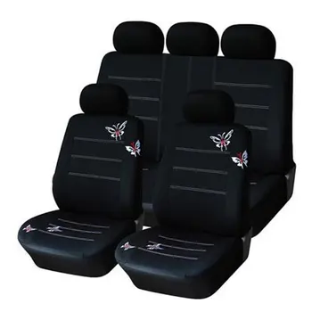 2019 Новые Универсальные Чехлы для автомобильных сидений в стиле Butterfly Fashion Style Спереди и сзади, роскошные Милые Розовые Чехлы для автомобильных сидений автомобилей