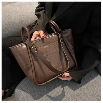 2023- новая модная сумка-тоут для пригородных поездок для девочек Премиум-класса, сумка большой емкости, сумка на одно плечо, сумка через плечо