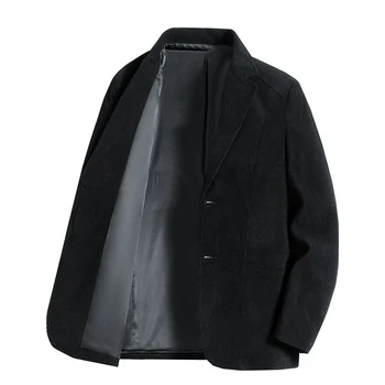 2023 новый вельветовый костюм мужской весенне-осенний для отдыха корейской версии, приталенный трендовый костюм, деловое одиночное пальто west coat