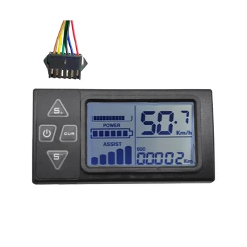 24 В-60 В S861 ЖК-дисплей Ebike Приборная панель для электрического велосипеда BLDC Контроллер панель управления (SM штекер 6PIN)