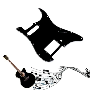 3-Слойная черная накладка для гитары Fender Single Strat Humbucker, накладка для гитары, пустая белая накладка для гитары Ibanez